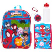 Wholesale - 5pc 16" SPIDEY BACKPACK SET C/P 12, UPC: 840716206828